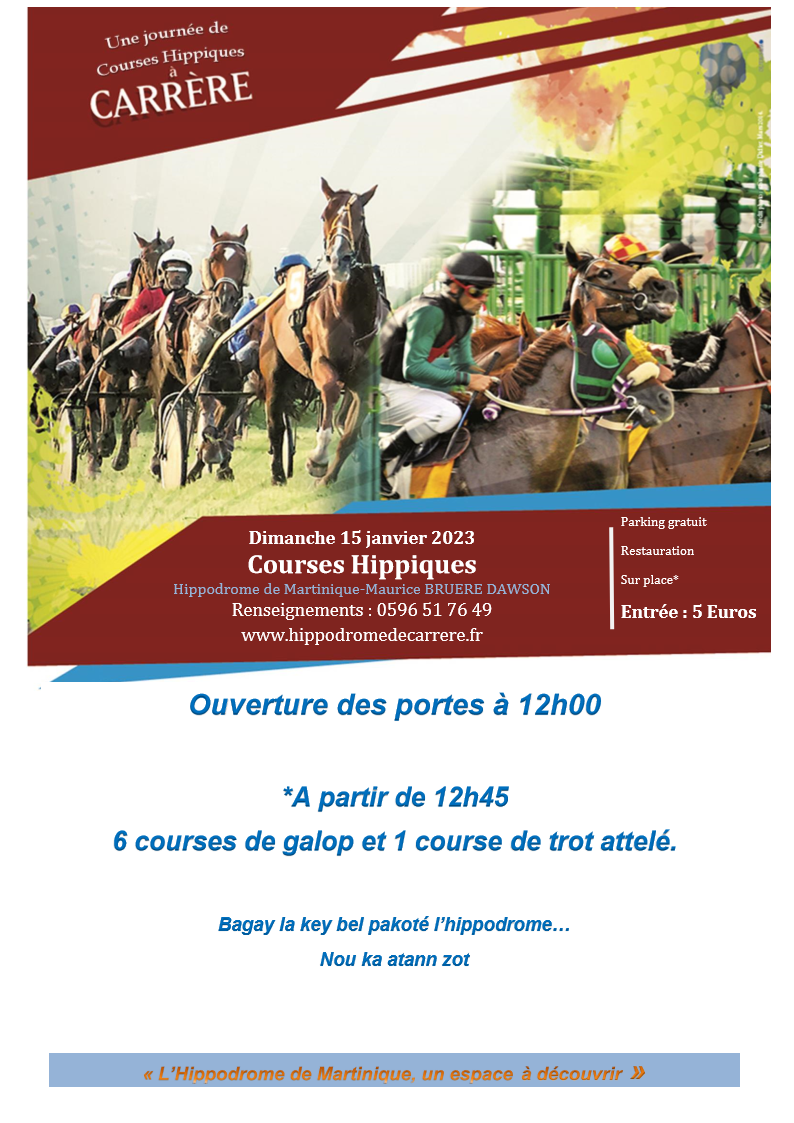 Courses Martinique 15.01.23