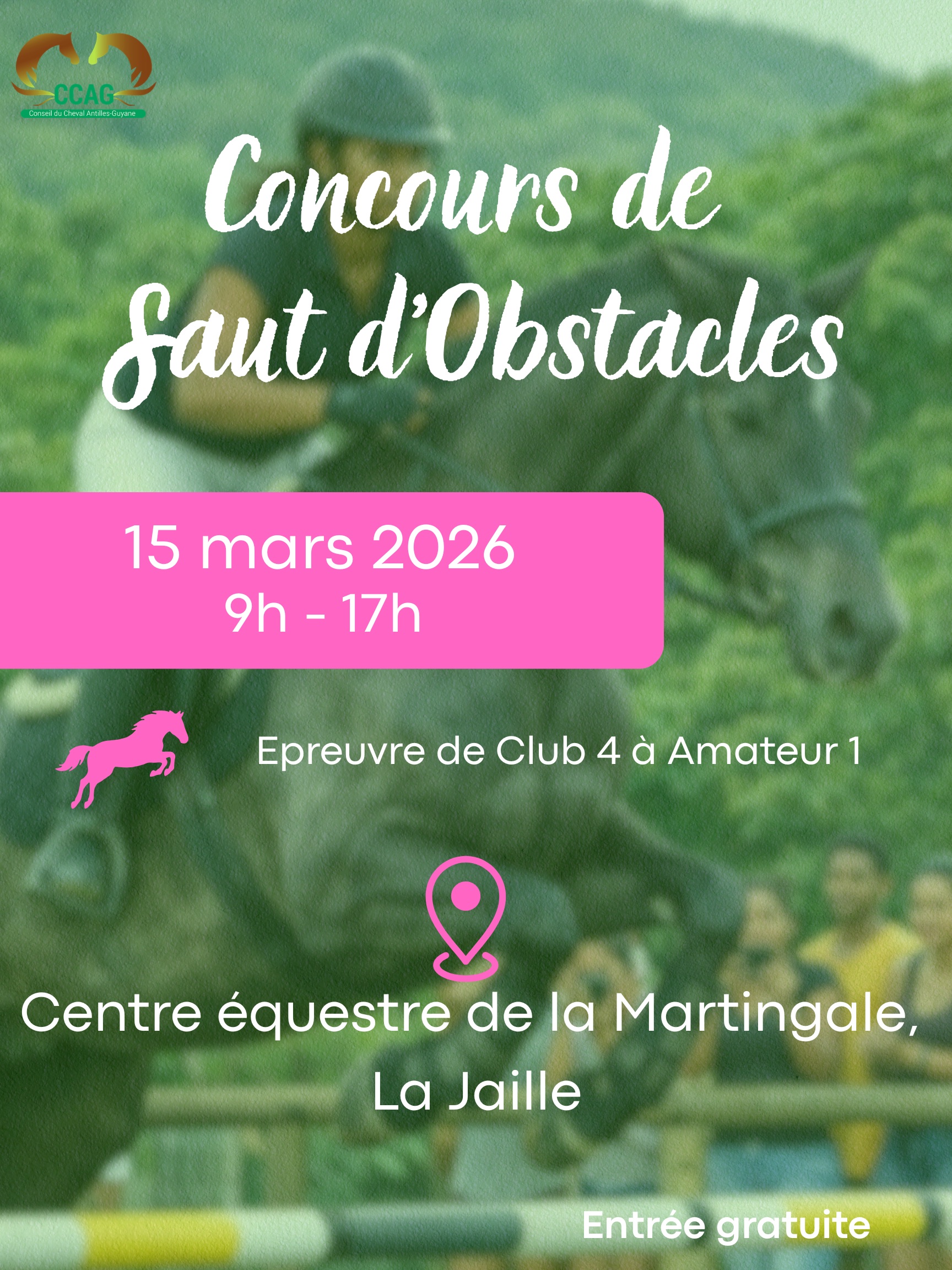 Concours de Saut d'Obstacles en Guadeloupe